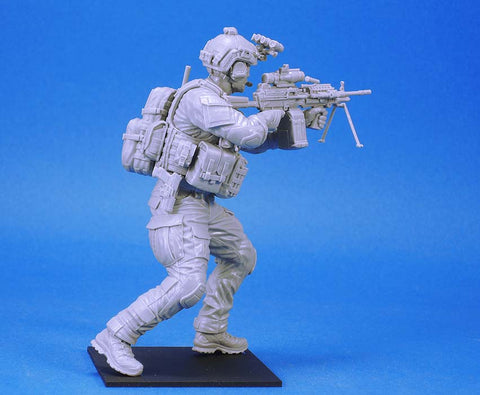 レジェンド LF3D16002 1/16 アメリカ ネイビー・シールズ #2 MK.48 マシンガンガンナー