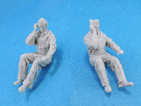 レジェンド LF4810 1/48 WWII アメリカ 爆撃機パイロット・副操縦士セット