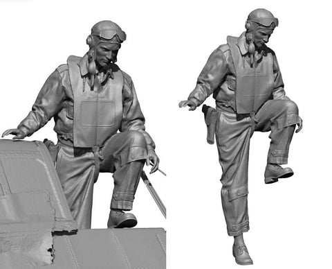 レジェンド LF4821 1/48 WWII アメリカ海軍パイロット (搭乗)