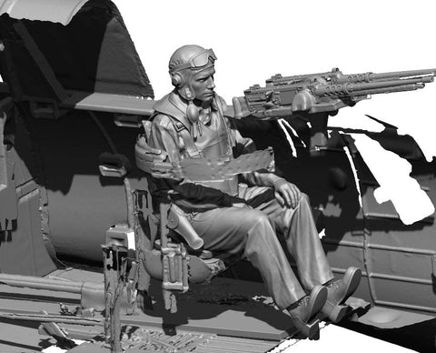 レジェンド LF4823 1/48 WWII アメリカ海軍後部砲手 I (2 ヘッド)