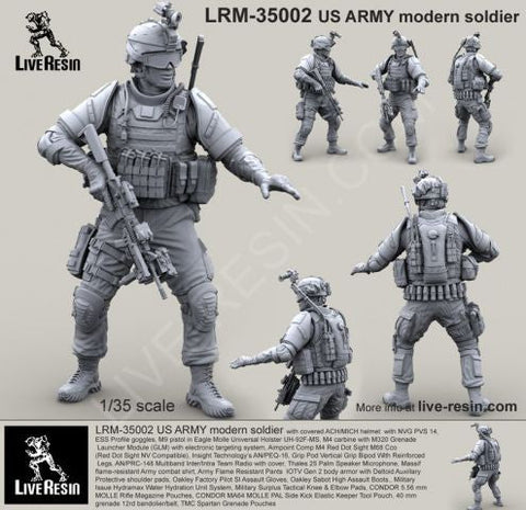 ライブレジン LRM-35002 1/35 現用 アメリカ陸軍 歩兵2