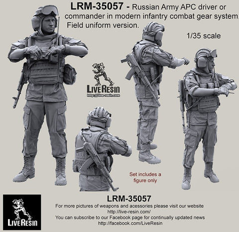 ライブレジン LRM-35057 1/35 現用 ロシア陸軍APCドライバー コンバットギアシステムセット10 フィールドユニフォームバージョン
