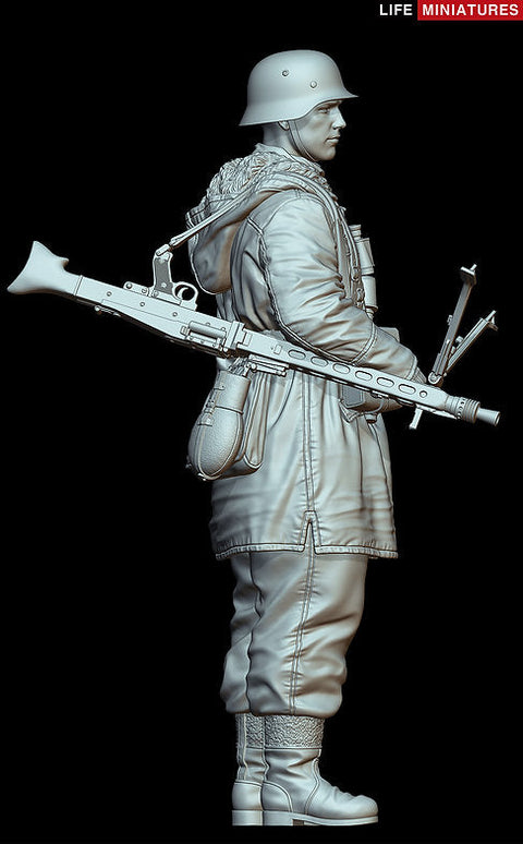 ライフミニチュア LM-16006 1/16 ドイツ武装親衛隊 MG42 ガンナー,東部戦線1943