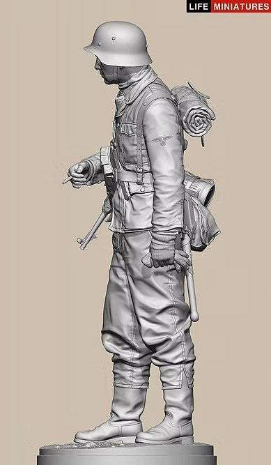 ライフミニチュア LM-16010 1/16 WWII ドイツ ポトー迎撃戦 ハンセン戦闘団の分隊長 バルジの戦い1944