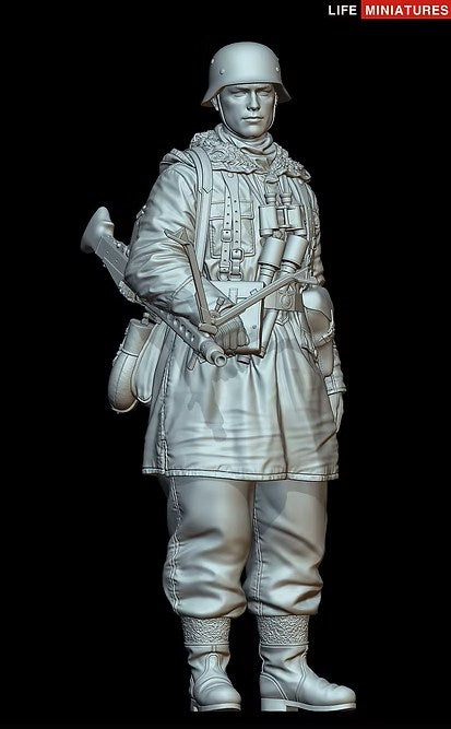 ライフミニチュア LM-35003 1/35 ドイツ武装親衛隊 MG42 ガンナー,東部戦線1943