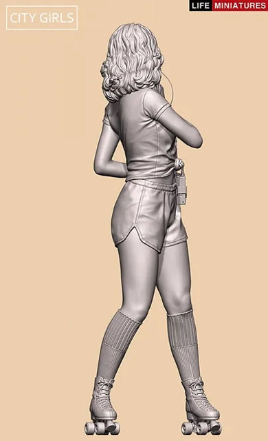 ライフミニチュア LM-CG002 1/24 シティガールズ アリカ 1980年代 ローラースケートの少女