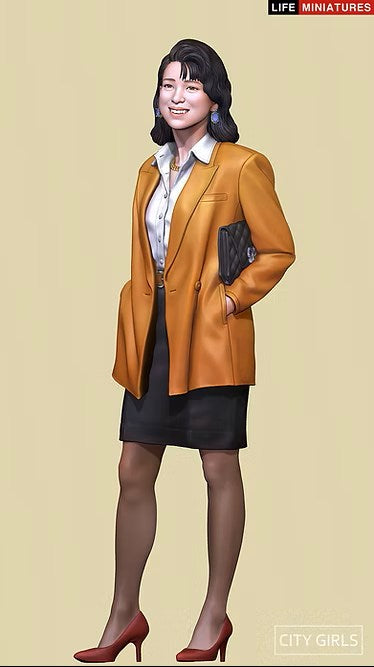 ライフミニチュア LM-CG12001 1/12 シティガールズ No.1 - 美咲 東京 1989