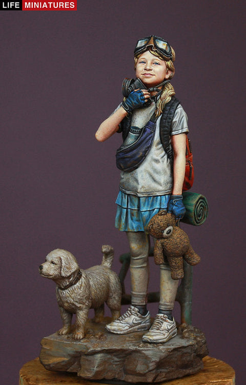 ライフミニチュア LM-FU12001 1/12 深呼吸?パンデミック後の子供