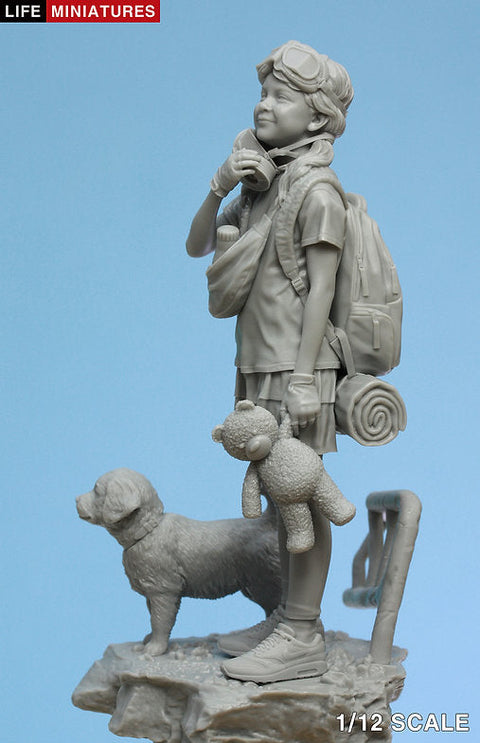 ライフミニチュア LM-FU12001 1/12 深呼吸?パンデミック後の子供