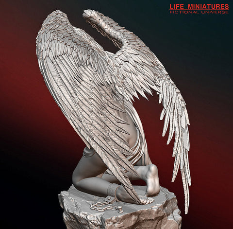 ライフミニチュア LM-FU12002 1/12 打ちひしがれる天使(150mm)