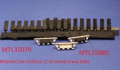 マスタークラブ MTL-35079 1/35 チーフテン , ニューパッド用履帯