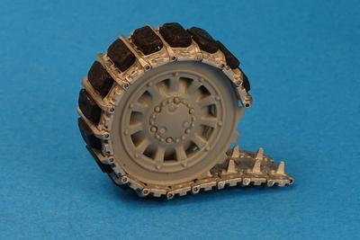 マスタークラブ MTL-35091 1/35 AMX-13 ラバーパッド, ニューパッド用履帯