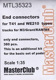マスタークラブ MTL-35323 1/35 M3 Lee/Grant/RAM T41&WE210タイプ エンドコネクタ 380個(パッドセット用追加キット)