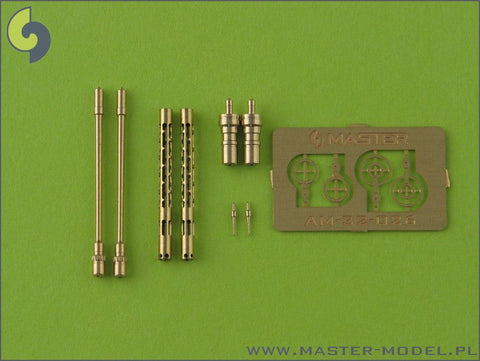 マスター AM-32-026 1/32 ドイツ空軍 航空機関砲 MG81 とMG81Z の挽物製銃身とエッチングパーツのガンサイト(2本入り)