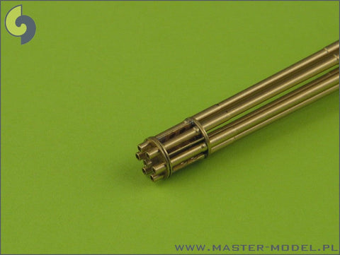 マスター AM-32-029 1/32 M61 A1 ヴァルカン砲、6本の砲身が回転する20mmキャノン砲、エッチングパーツの固定金具付挽物製銃身