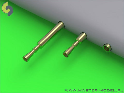 マスター AM-32-080 1/32 F6F ヘルキャット 夜間戦闘機の武装(ブローニング .50キャリバーおよびフラッシュハイダー付 20mmキャノン砲銃身)