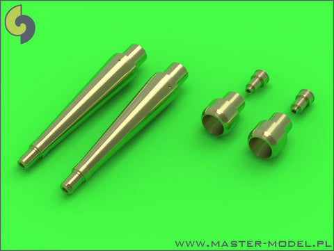 マスター AM-32-081 1/32 スピットファイア Mk.IXe/XVIe の初期型武装(円錐形フェアリング) フェアリング付イスパノ20mmキャノン砲の砲身とブローニング .50キャリバー銃身(タミヤ用)