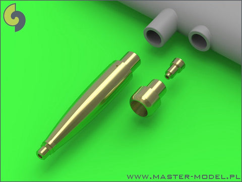 マスター AM-32-082 1/32 スピットファイア Mk.IXe/XVIe の後期型武装(円筒形フェアリング) フェアリング付 イスパノ20mmキャノン砲の砲身とブローニング .50キャリバー銃身(タミヤ用)