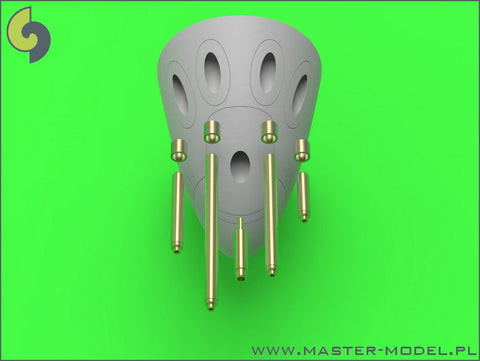 マスター AM-32-087 1/32 P-38 ライトニングの後期武装(ブローニング .50 キャリバーの放熱バレルジャケット付銃身と後期型の20mmキャノン砲銃身)