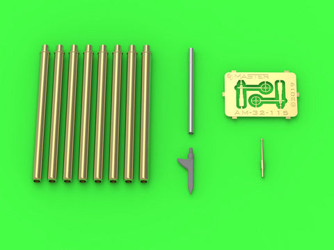 マスター AM-32-115 1/32 P-47 サンダーボルト のディテールセット、ブローニング .50キャリバー銃身延長管,ガンサイト,ピトー管