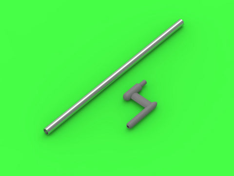 マスター AM-32-117 1/32 アメリカ軍 WWII時のピトー管 (先端がL字型 1本)アメリカの航空機の輸出仕様として使用( P-35, P-36, P-40, T-6, B-339等 )