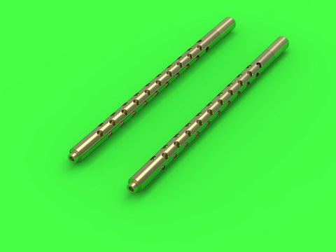 マスター AM-32-119 1/32 B-24 リベレーター砲塔砲 ブローニングM2航空機関砲 .50キャリバーの 放熱バレルジャケット付銃身10本セット(ホビーボス用)