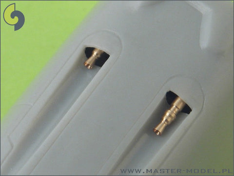 マスター AM-48-009 1/48 メッサーシュミットBf 109 E3 - E9, T型の武装セット(MG17機銃の銃口,MGFF機関砲銃身)