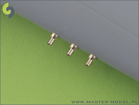 マスター AM-48-025 1/48 P-40 E/N のブローニング .50キャリバー用銃身付フェアリング (6本入り)