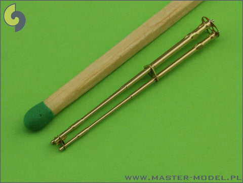 マスター AM-48-056 1/48 M197 3本の砲身が回転する20mmキャノン砲、 エッチングパーツの固定金具付挽物銃身 (AH-1 コブラ用)