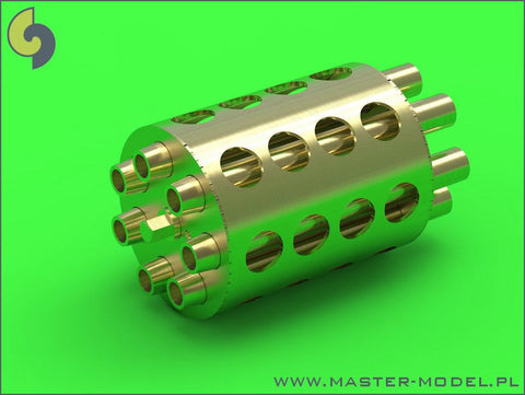 マスター AM-48-081 1/48 フェアチャイルド A-10 サンダーボルトII のGAU-8 アベンジャー回転砲の砲身とピトー管