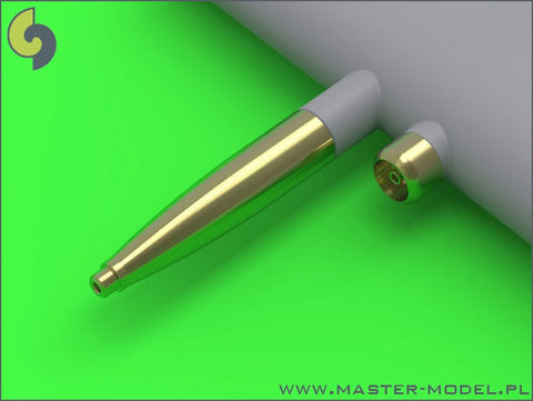 マスター AM-48-103 1/48 スピットファイア Mk.IXe/XVIe の後期型武装(円筒形) フェアリング付 イスパノ20mmキャノン砲の砲身とブローニング .50キャリバー銃身(エデュアルド用)