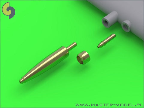 マスター AM-48-103 1/48 スピットファイア Mk.IXe/XVIe の後期型武装(円筒形) フェアリング付 イスパノ20mmキャノン砲の砲身とブローニング .50キャリバー銃身(エデュアルド用)