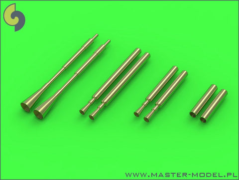 マスター AM-48-109 1/48 F6F ヘルキャット 夜間戦闘機の武装(ブローニング .50キャリバーおよびフラッシュハイダー付 20mmキャノン砲銃身)