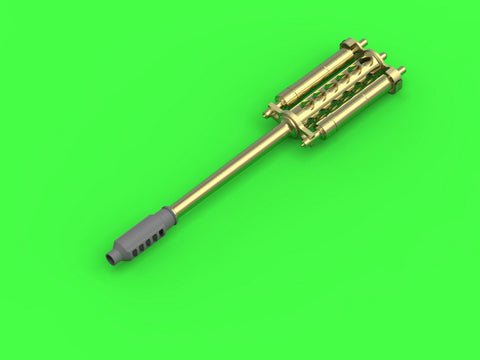 マスター AM-48-125 1/48 AH-64 アパッチの装備セット(M230(30mm)チェーンガンの砲身,ピトー管,およびテイルアンテナ)(レジン、エッチングパーツ、挽物パーツ)