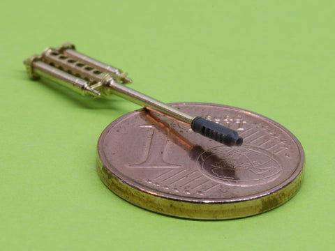 マスター AM-48-125 1/48 AH-64 アパッチの装備セット(M230(30mm)チェーンガンの砲身,ピトー管,およびテイルアンテナ)(レジン、エッチングパーツ、挽物パーツ)