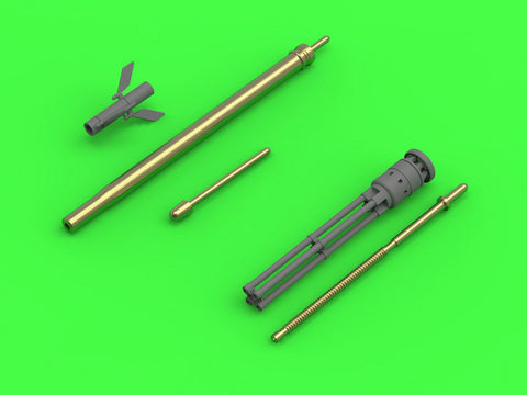 マスター AM-48-126 1/48 ミル24 (ハインド D/E) のヤクシェフ・ボルゾフ JakB-12.7mmガトリングガンとDUASプローブ (金属およびレジンパーツ)