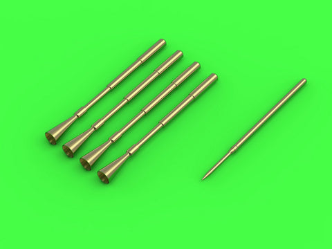 マスター AM-48-128 1/48 A-1 スカイレイダーの20mmキャノン砲のフラッシュハイダー付砲身とピトー管