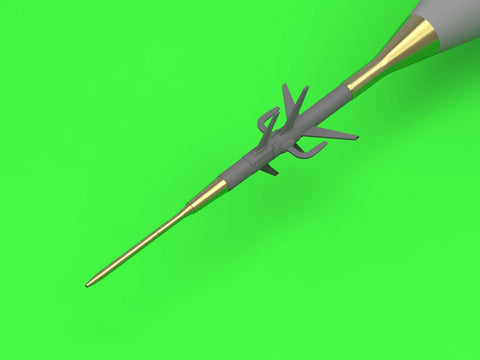 マスター AM-48-129 1/48 ミグ 25 (フォックスバット) (PD/PDS を除くすべてのバージョン)のピトー管