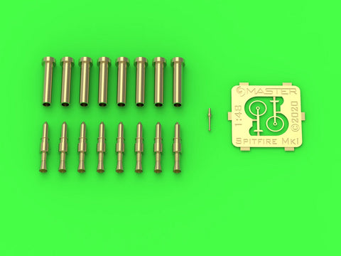 マスター AM-48-163 1/48 スピットファイア Mk.I 初期型 - ブローニング .303 &フラッシュハイダー バレルチップ 初期型照準器 (エデュアルド用)