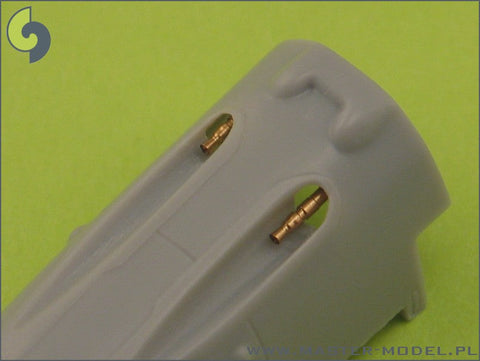 マスター AM-72-009 1/72 メッサーシュミットBf 109 E3 - E9, T型の武装セット(MG17機銃の銃口,MGFF機関砲銃身)