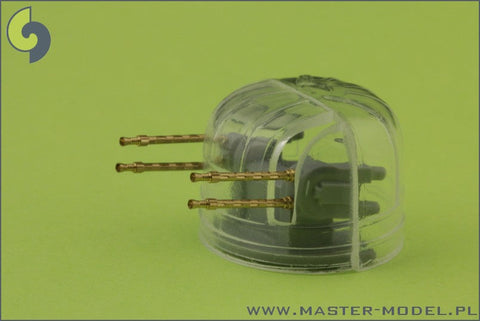 マスター AM-72-031 1/72 イギリス空軍 MK2ブローニング .303キャリバー(7.7mm) フラッシュハイダー付(4本入り)