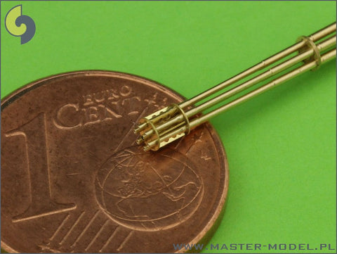 マスター AM-72-039 1/72 M61 A1 ヴァルカン砲、6本の砲身が回転する20mmキャノン砲、エッチングパーツの固定金具付挽物製銃身