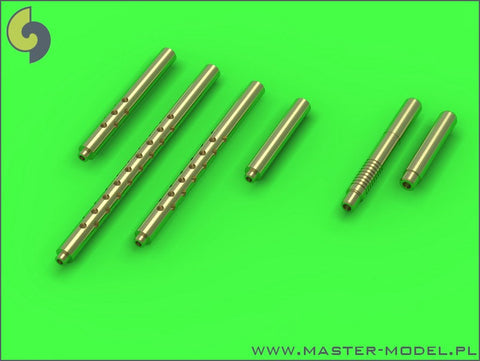 マスター AM-72-094 1/72 P-38 ライトニング 初期武装(ブローニング .50 キャリバーの有孔放熱バレルジャケット付銃身と初期・後期型の20mmキャノン砲の銃口)