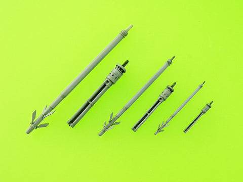 マスター AM-72-110 1/72 ミル24 (ハインド D/E) ヤクシェフ・ボルゾフ JakB-12.7mmガトリングガンとDUASプローブ (金属およびレジンパーツ)