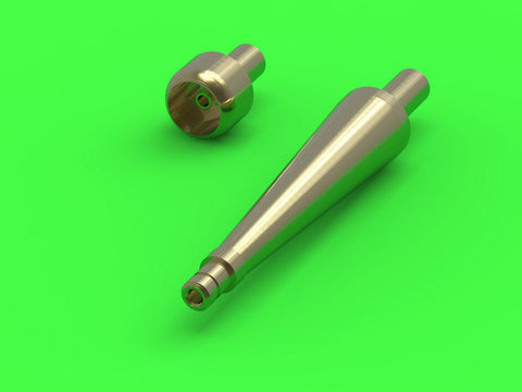 マスター AM-72-117 1/72 スピットファイア Mk.IXe/XVIe 初期型武装(円錐形フェアリング) フェアリング付イスパノ20mmキャノン砲 砲身とブローニング .50キャリバー銃身(エデュアルド用)