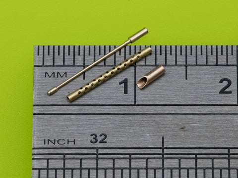 マスター AM-72-125 1/72 ボーイングB-17 フライングフォートレス 機関銃セット(ブローニングM2航空機関砲 .50キャリバー フラッシュハイダー付銃身)