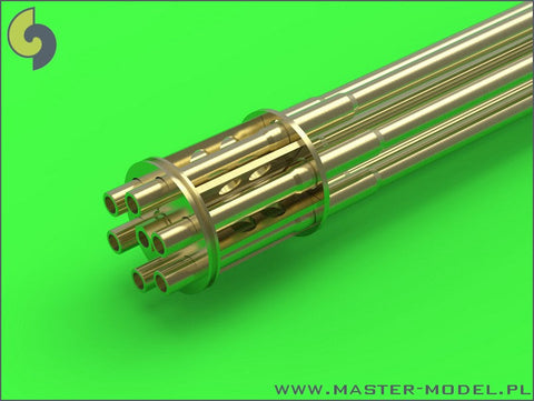 マスター GM-35-001 1/35 M61 A1 ヴァルカン砲、6本の砲身が回転する20mmキャノン砲、エッチングパーツの固定金具付挽物製銃身