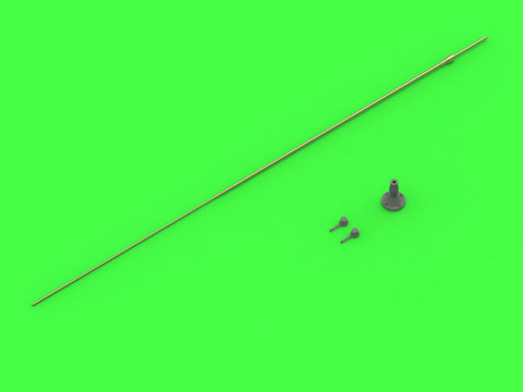 マスター GM-35-013 1/35 KTO ロソマクその他の車両用 コムロッド VHF3088VM アンテナ(1本入り), ストレートバージョン