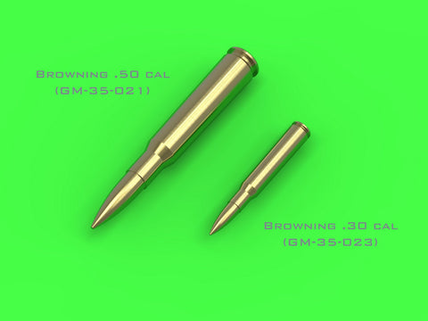 マスター GM-35-023 1/35 ブローニングM1919重機関銃 .30キャリバー(7.62mm) のカートリッジ(25個)