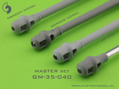 マスター GM-35-040 1/35 タイガーI 初期型マズルブレーキ 88mm KwK36 L/56 金属砲身(ドラゴン,ダスヴェルク,RFM,ボーダー他用)